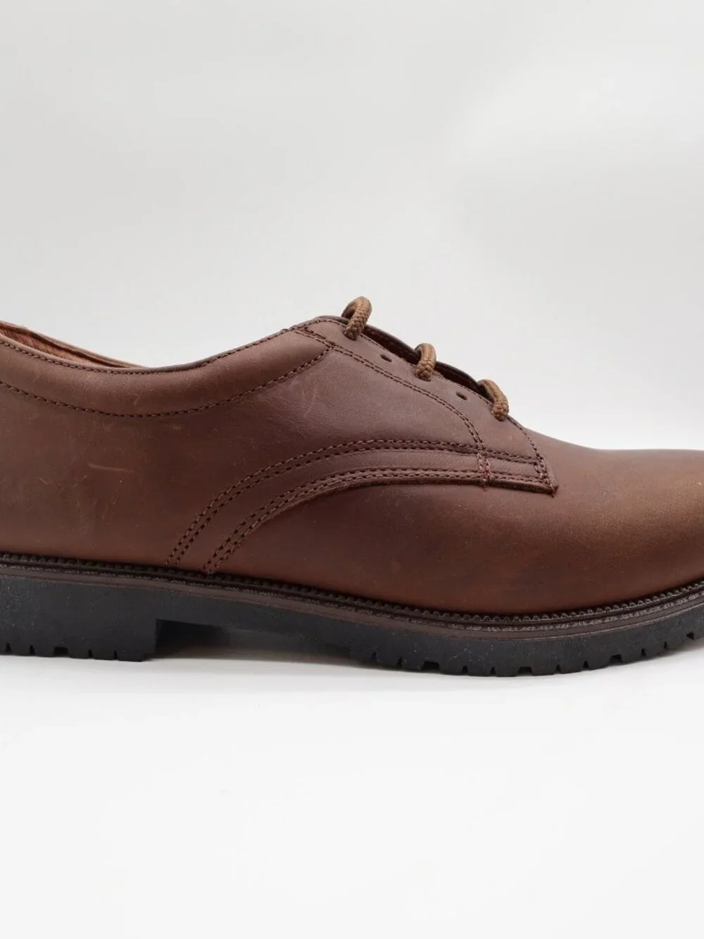 Nunn Bush Brown Leather Oxford Shoes Mens 9 Comfort Vintage 90s